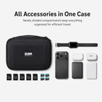 BUBM DRS 3-Piece Set Electronic Organizer Travel Cable Bag Waterproof Accessories Case
