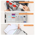 BUBM Lockable Document Organizer Bag File Portfolio Storage Case — view 7
