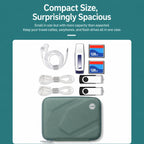 BUBM Hard EVA Shell Portable Hard Drive Case Shockproof Cable Organizer Electronics Accessories Bag — view 6