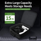 BUBM EV Cable Bag Portable Charger Storage Case Waterproof Organizer For EV Charging Equipment — view 8