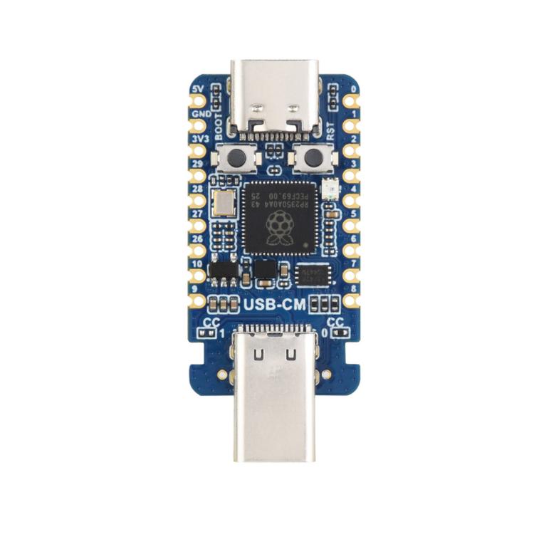 Waveshare RP2350-USB-CM Mini Dual-Core Development Board For Raspberry Pi