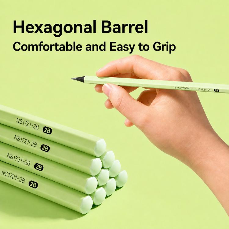 Deli 10 PCS/Pack Student Writing And Drawing Pencils Easy To Sharpen Sketch Pencils