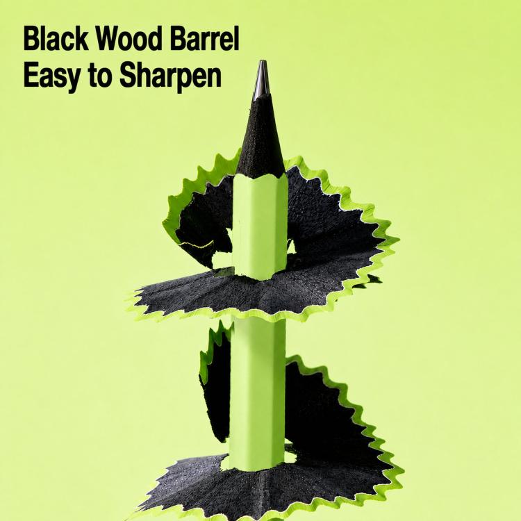 Deli 10 PCS/Pack Student Writing And Drawing Pencils Easy To Sharpen Sketch Pencils