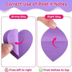 Shaped Sticky Notes Bulk Colorful Cute Self-Stick Memo Pads Bright Adhesive Notes — view 14