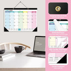 18 Months Jan 2027 - Jun 2028 Desk Calendar 17inch x 12inch Large Monthly Wall Calendar — view 10