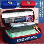 British Style Pencil Case Large Capacity 3-Compartment Pencil Pouch for Students — view 4