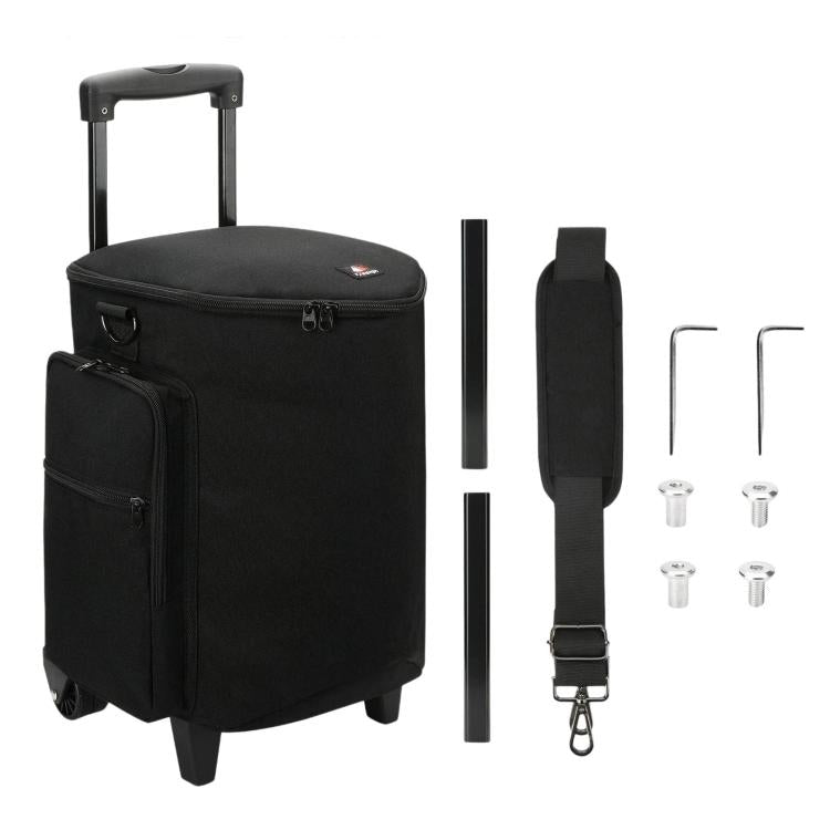 TXesign Portable Rolling Speaker Storage Case With Wheels & Pull Rod For BOSE S1 Pro / Pro+