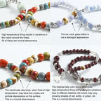 20 PCS/Pack DIY Round Kiln-fired Ceramic Beads for Bracelets — view 7