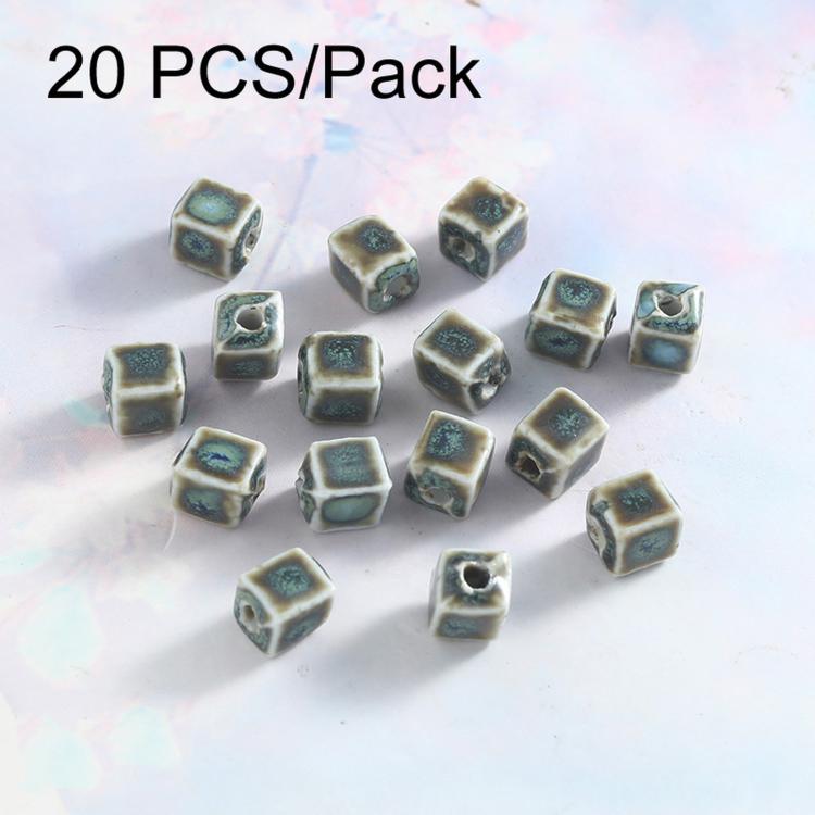 20 PCS/Pack High-Temperature Ceramic Beads DIY Necklace Bracelet Material — 10mm Round Beads
