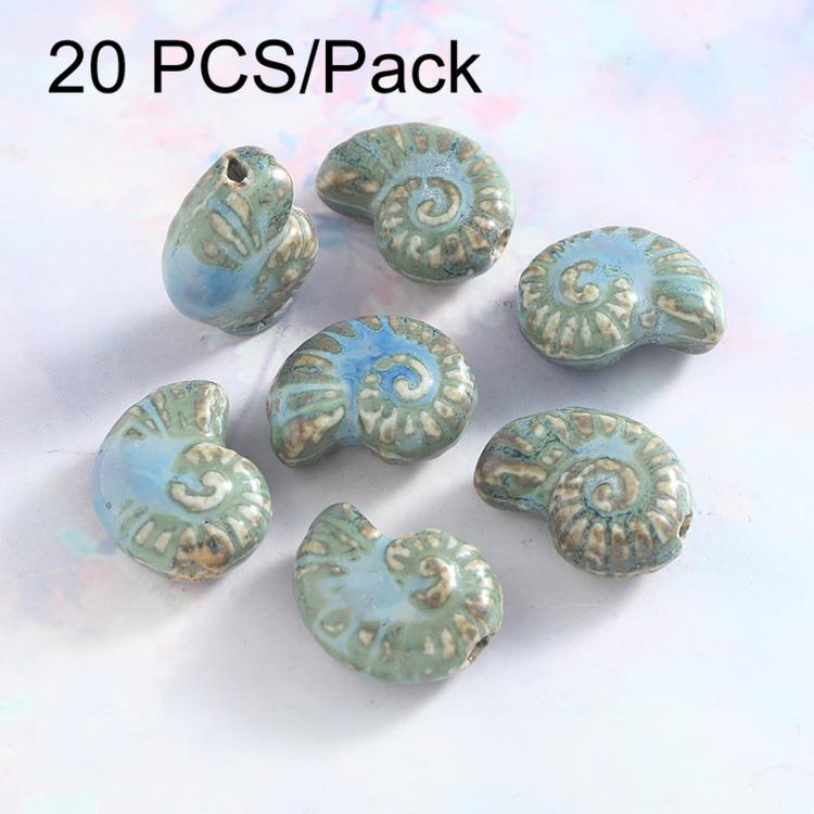 20 PCS/Pack High-Temperature Ceramic Beads DIY Necklace Bracelet Material — Strip