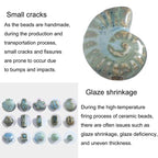 20 PCS/Pack High-Temperature Ceramic Beads DIY Necklace Bracelet Material — view 19