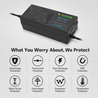 60V 20AH 7-LED Electric Vehicle Lithium Battery Charger