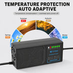 60V 20AH 7-LED Electric Vehicle Lithium Battery Charger