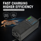 60V 20AH 7-LED Electric Vehicle Lithium Battery Charger