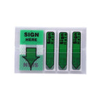 100 Sheets/Pack Sign Here Page Flags Fluorescent Arrow Index Tabs For Contracts