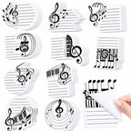 Music Theme Sticky Notes Set Novelty Musical Notes Treble Clef Memo Pads
