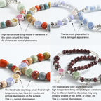20 PCS/Pack Daisy Ceramic Beaded DIY Bracelet Accessories