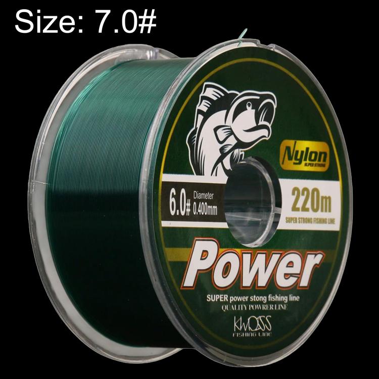 Kwdiss 220m Nylon Fishing Line Casting Line For Spinning Rod & Sea Rod Long Cast Fishing Line — 6.0#