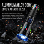 PM60 Long-Range Zoomable High Power Flashlight Outdoor Led Camping Torch — view 4