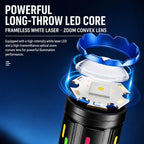 PM60 Long-Range Zoomable High Power Flashlight Outdoor Led Camping Torch — view 8