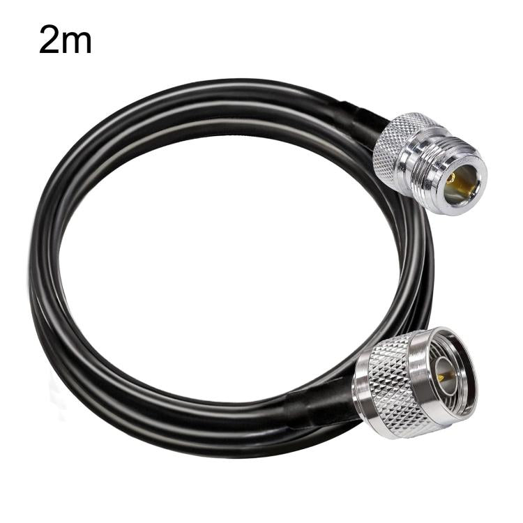 LMR200 Coaxial Cable N Male To N Female 50 Ohm Low Loss Antenna Extension Wire — 1m