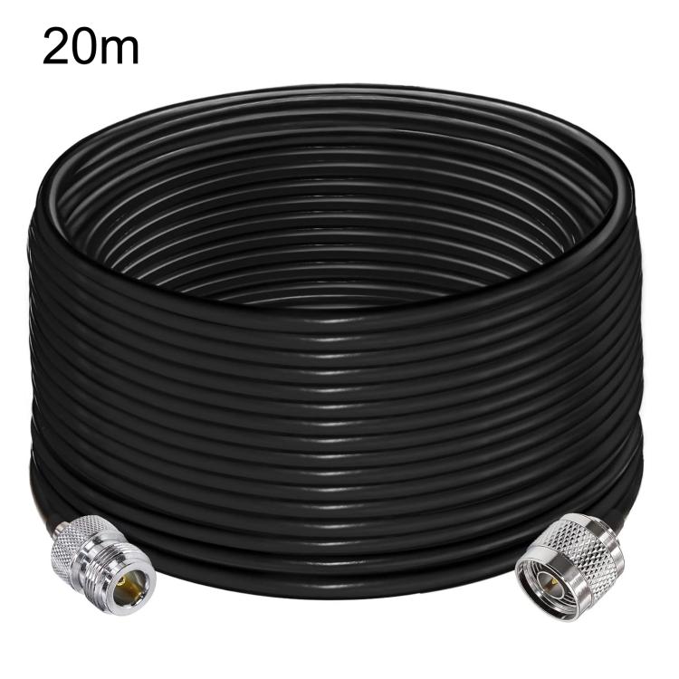 LMR200 Coaxial Cable N Male To N Female 50 Ohm Low Loss Antenna Extension Wire — 15m