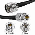 LMR200 Coaxial Cable N Male To N Female 50 Ohm Low Loss Antenna Extension Wire — view 7