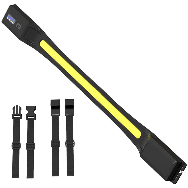 W11 Multifunctional Magnetic Silicone Auto Repair Cob Work Light Outdoor Chest Lamp For Night Running And Camping