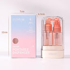 ETRAVEL 4-in-1 Travel Bottle Set Toiletry Dispenser Kit with 2 Lotion Pumps & 2 Fine Mist Sprays — view 14