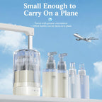 ETRAVEL 4-in-1 Travel Bottle Set Toiletry Dispenser Kit with 2 Lotion Pumps & 2 Fine Mist Sprays — view 12