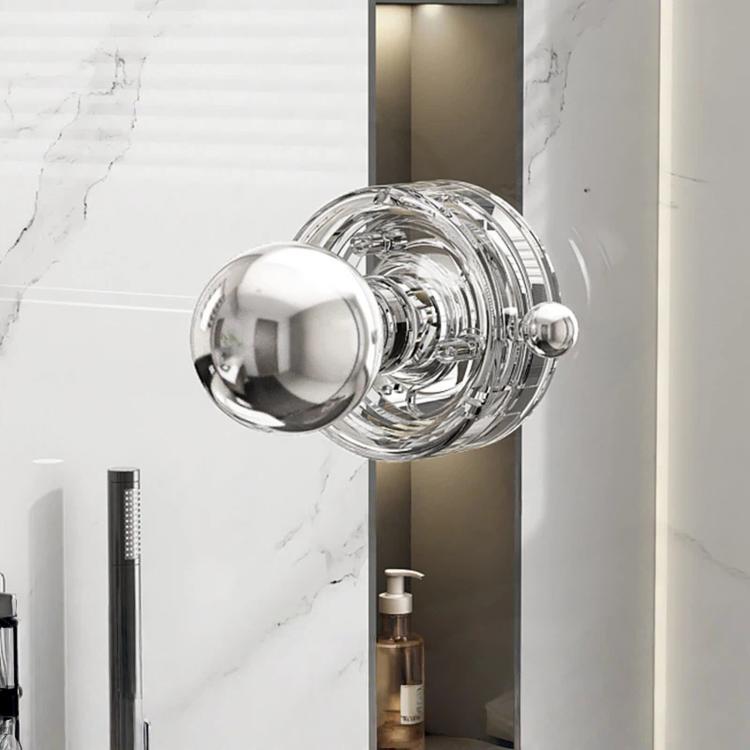 Vacuum Suction Cup Door Handle Drill-Free Removable Glass Door Pull Knob Slide Door Handle Bar
