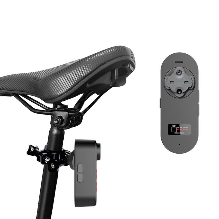 Bike Tail Light Camera With Smart Brake Sensor IPX6 Waterproof Bicycle Dash Cam — Saddle Mount