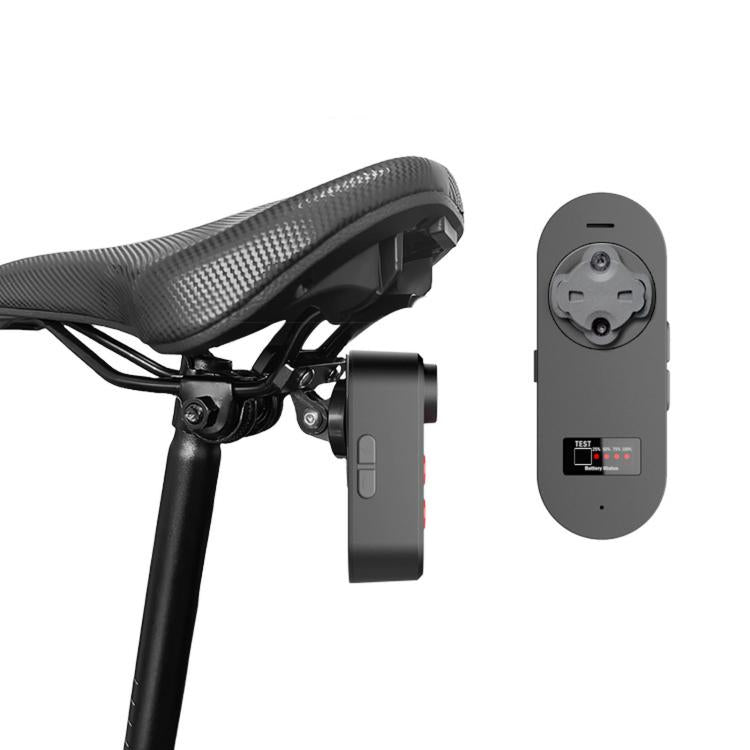 Bike Tail Light Camera With Smart Brake Sensor IPX6 Waterproof Bicycle Dash Cam — 4K Image Stabilization+Strap Mount