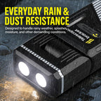 Telescopic Rotatable LED Magnetic Work Light Multifunctional Flashlight For Camping And Maintenance — view 11