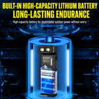 Telescopic Rotatable LED Magnetic Work Light Multifunctional Flashlight For Camping And Maintenance — view 6