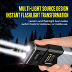 Telescopic Rotatable LED Magnetic Work Light Multifunctional Flashlight For Camping And Maintenance — view 9