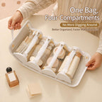 4 In 1 Roll Up Makeup Bag Detachable Clear Toiletry Organizer Waterproof Cosmetic Travel Case — view 7