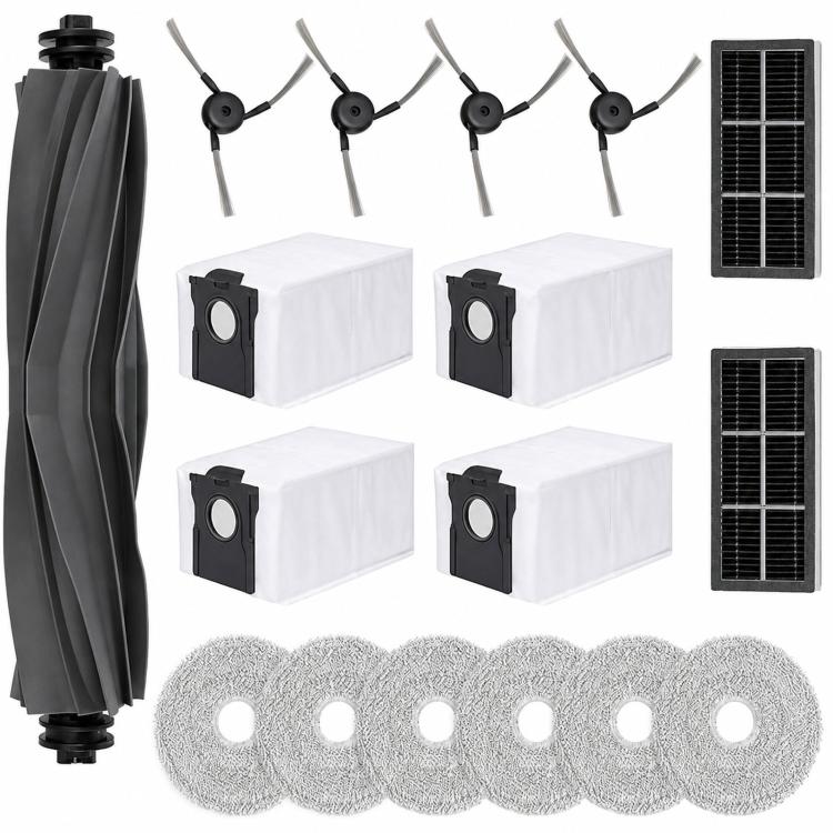 Replacement Accessories Kit For Dreame X40 Pro / X40 Ultra / L40 Ultra / S30 Pro Ultra Robot Vacuum Cleaners — 13 In 1