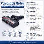 With LED Lights For Dreame T20 T30 V8 V11 V12 Series Cordless Vacuum Cleaners, Motorized Floor Brush Head — view 6