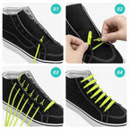 12 PCS/Pack No Tie Silicone Elastic Shoelaces For Sneakers Stretch Lazy Shoe Laces — view 17