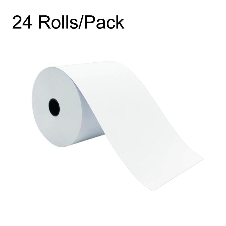 Rubber Core Thermal Paper Take-Out Kitchen Printing Receipt Paper — 32 Rolls/Pack 57x50mm