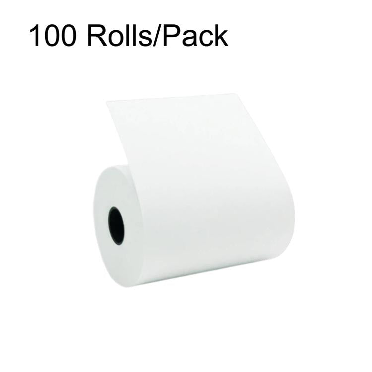 Rubber Core Thermal Paper Take-Out Kitchen Printing Receipt Paper — 50 Rolls/Pack 80x60mm