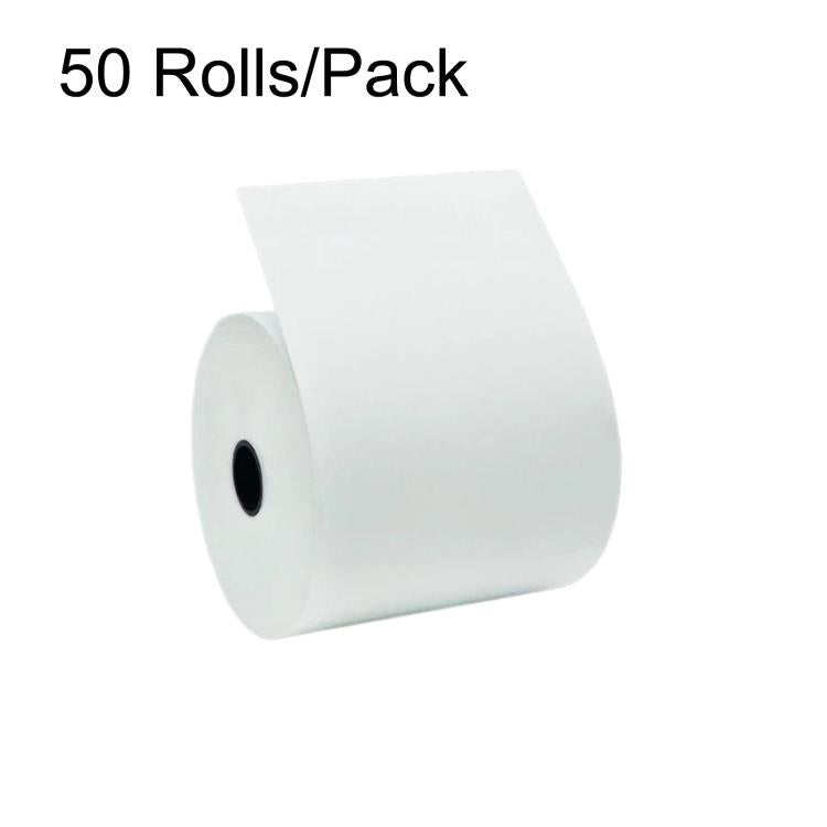 Rubber Core Thermal Paper Take-Out Kitchen Printing Receipt Paper — 32 Rolls/Pack 80x80mm