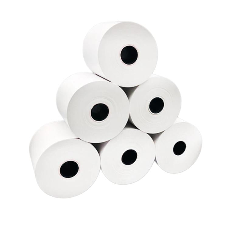 Rubber Core Thermal Paper Take-Out Kitchen Printing Receipt Paper — 100 Rolls/Pack 57x60mm