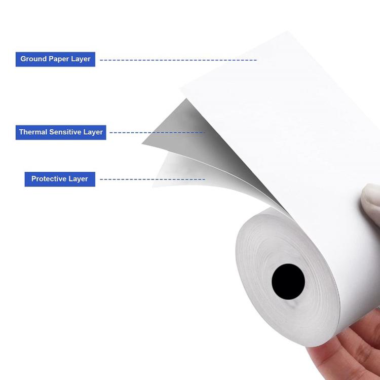 Rubber Core Thermal Paper Take-Out Kitchen Printing Receipt Paper — view 15