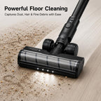 With LED Lights For Dreame R10 / R20 / R30 / T20 / T30 Vacuums Z6 Soft Roller Brush — White