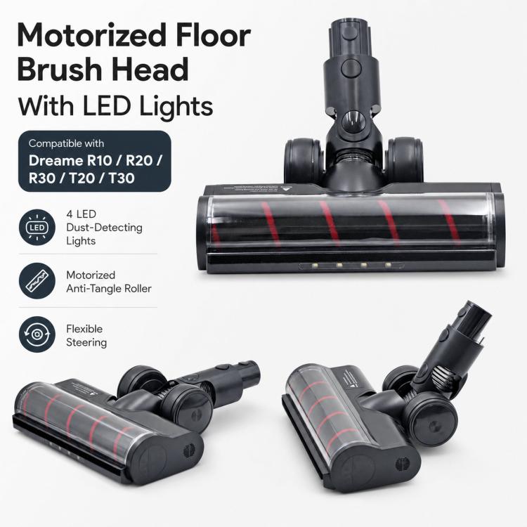 With LED Lights For Dreame R10 / R20 / R30 / T20 / T30 Vacuums Z5 Soft Roller Brush — Z5 Soft Roller Brush