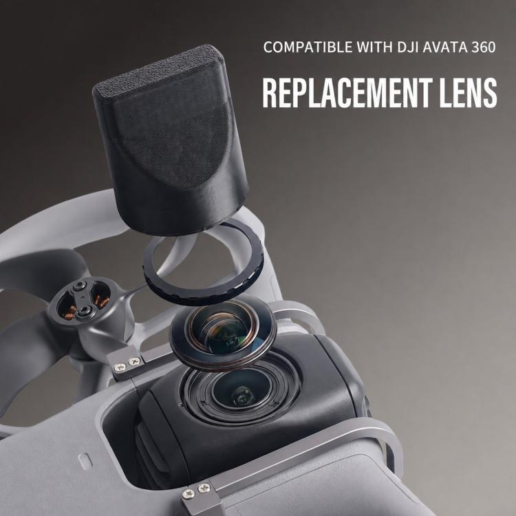 For DJI Avata 360 Replacement Lens Kit Optical Glass Camera Lens Cover Repair with Removal Wrench Tool