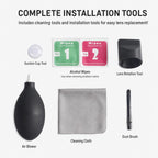 For DJI Avata 360 Replacement Lens Kit Optical Glass Camera Lens Cover Repair with Removal Wrench Tool