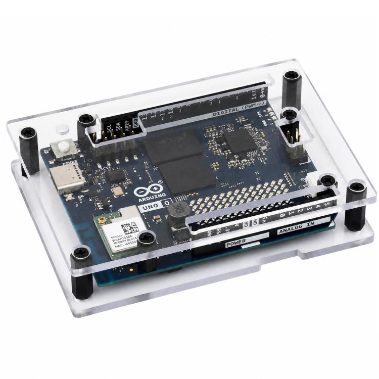 WAVESHARE For Arduino UNO Q, Supports Installation With The UNO Media Carrier Board, With Precise Opening Design — 4GB+32GB With Case